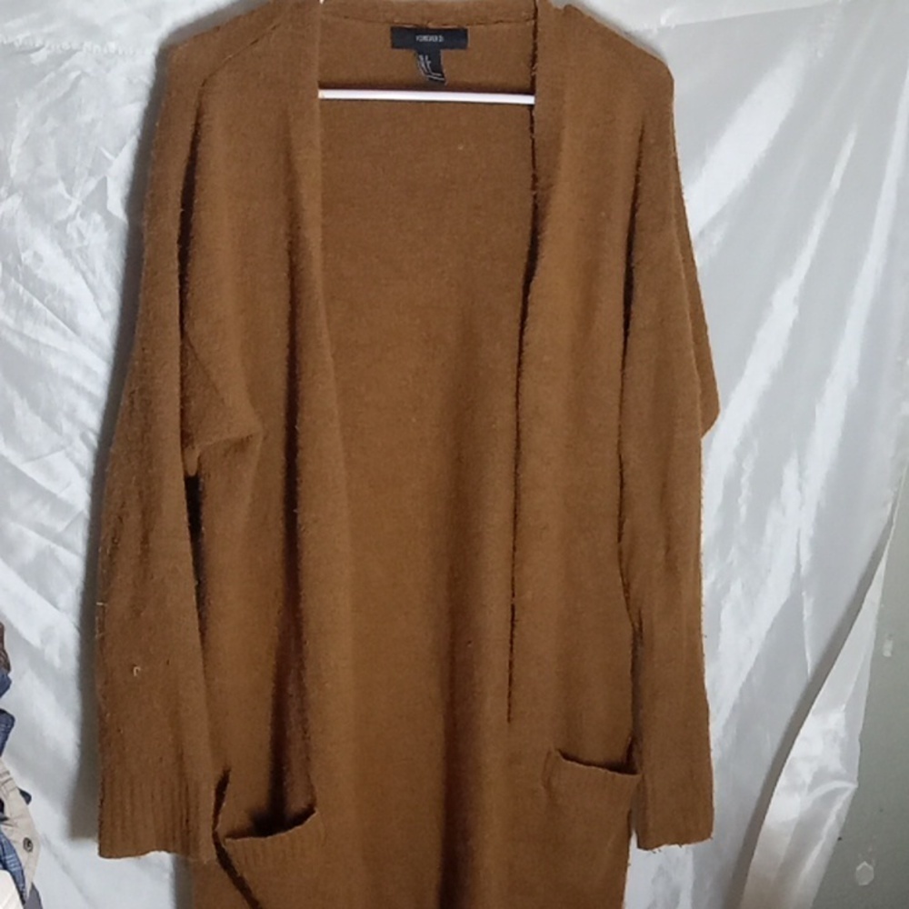 Forever 21 women's sweater duster small Y2k